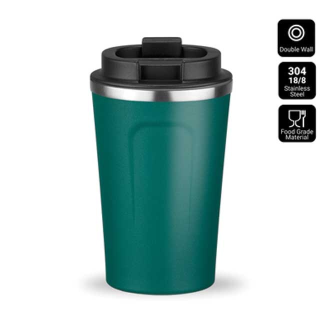 Logotrade promotional merchandise picture of: Nordic coffe mug, 350 ml, green