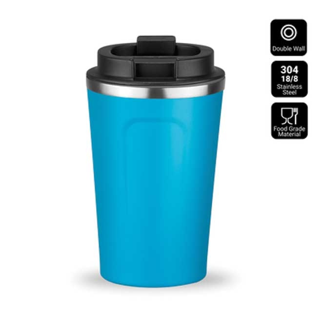 Logo trade business gift photo of: Nordic coffe mug, 350 ml, turquoise