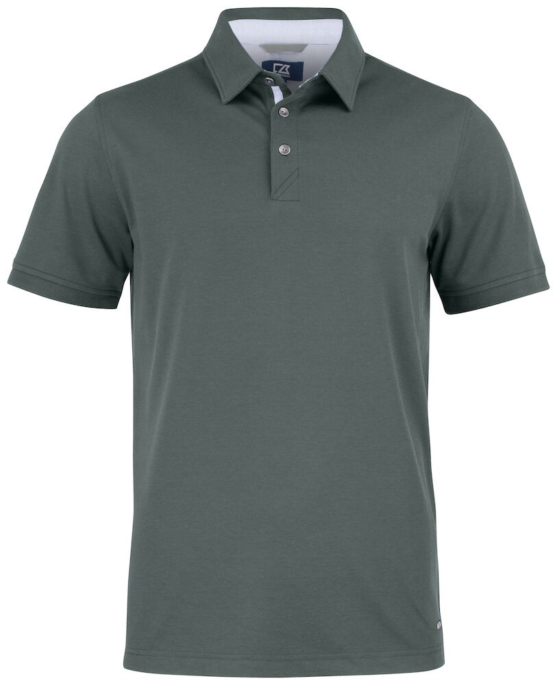 Logo trade promotional gifts image of: Advantage Premium Polo Men, pistol grey