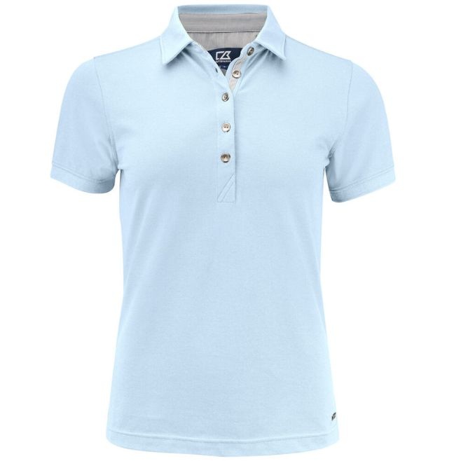 Logotrade business gift image of: Advantage Premium Polo Ladies, sky blue