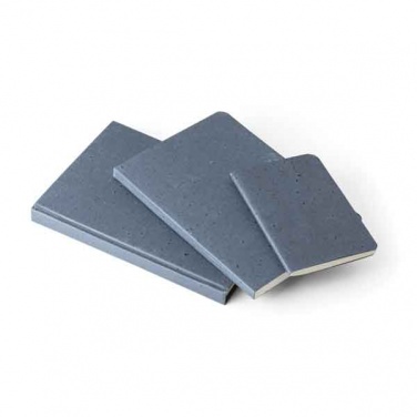 Logo trade corporate gifts image of: Coffepad A6 notebook, blue