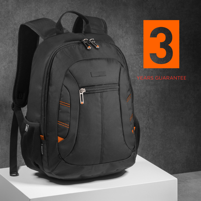 Logotrade advertising products photo of: Backpack City 15", black/orange