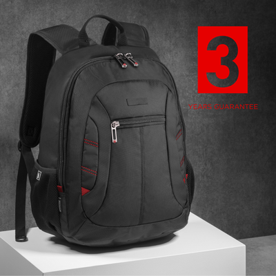 Logotrade promotional gift image of: Backpack City 15", black/red