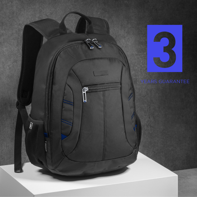 Logo trade corporate gift photo of: Backpack City 15", black/blue