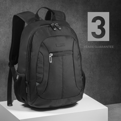 Logo trade advertising product photo of: Backpack City 15", black/grey