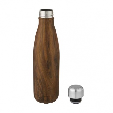 Logotrade corporate gift image of: Cove vacuum insulated stainless steel bottle, 500 ml, brown