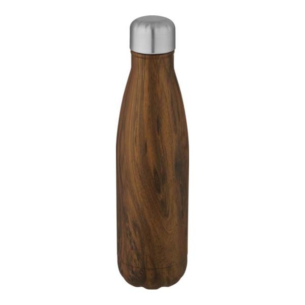 Logotrade promotional gift image of: Cove vacuum insulated stainless steel bottle, 500 ml, brown