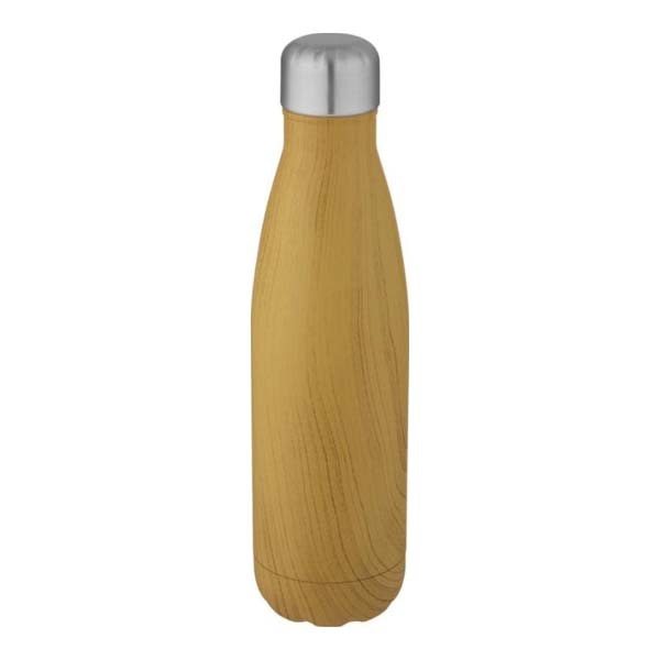 Logotrade promotional giveaway image of: Cove vacuum insulated stainless steel bottle, 500 ml, lightbrown