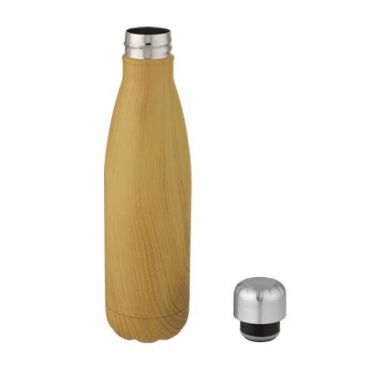 Logo trade promotional items image of: Cove vacuum insulated stainless steel bottle, 500 ml, lightbrown