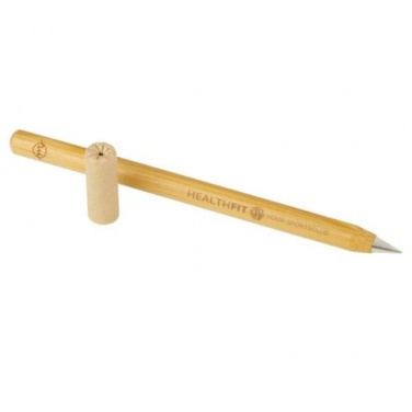 Logo trade promotional items picture of: Perie bamboo inkless pen, natural