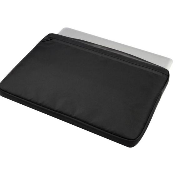 Logo trade corporate gift photo of: Rise 15.6" GRS recycled laptop sleeve, black