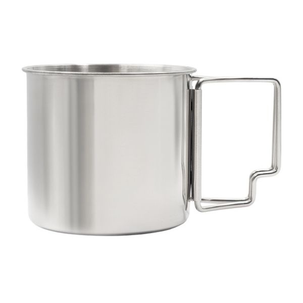 Logo trade corporate gift photo of: Steel mug, 350 ml, silver