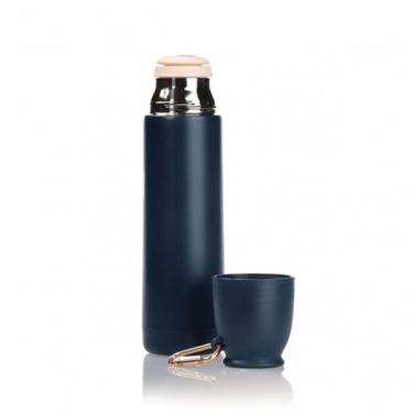 Logo trade advertising products picture of: Thermos 500 ml Air Gifts with carabiner, navy blue