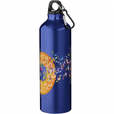 Logotrade promotional giveaway image of: Oregon 770 ml aluminium water bottle with carabiner