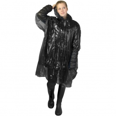 Logotrade promotional merchandise image of: Ziva disposable rain poncho with storage pouch