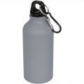 Oregon 400 ml matte water bottle with carabiner, Grey