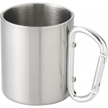 Logo trade promotional merchandise picture of: Alps 200 ml insulated mug with carabiner