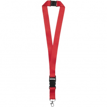 Logotrade business gift image of: Yogi lanyard detachable buckle break-away closure