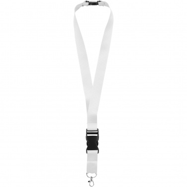 Logo trade promotional items image of: Yogi lanyard detachable buckle break-away closure