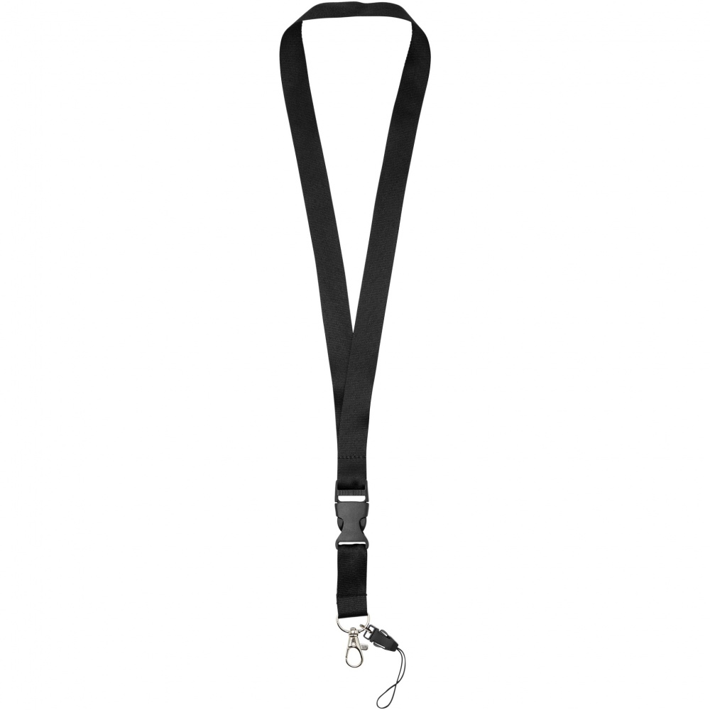 Logo trade promotional giveaways picture of: Sagan phone holder lanyard with detachable buckle