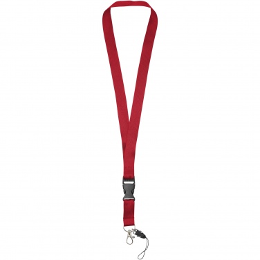 Logo trade business gifts image of: Sagan phone holder lanyard with detachable buckle