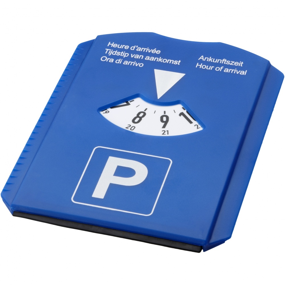 Logo trade business gifts image of: Spot 5-in-1 parking disc