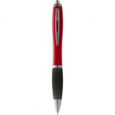 Logotrade promotional giveaway picture of: Nash ballpoint pen coloured barrel and black grip