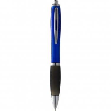 Logotrade corporate gift image of: Nash ballpoint pen coloured barrel and black grip