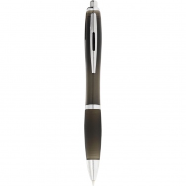 Logotrade promotional item image of: Nash ballpoint pen coloured barrel and black grip