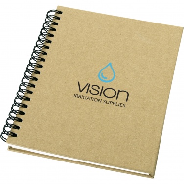 Logo trade corporate gifts image of: Mendel recycled notebook