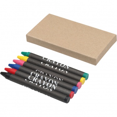 Logotrade business gift image of: Ayo 6-piece coloured crayon set