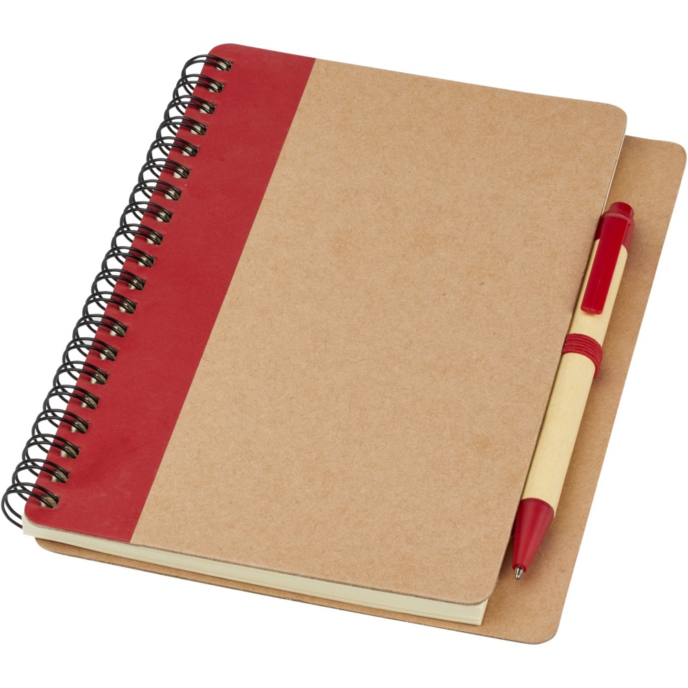 Logotrade promotional products photo of: Priestly recycled notebook with pen