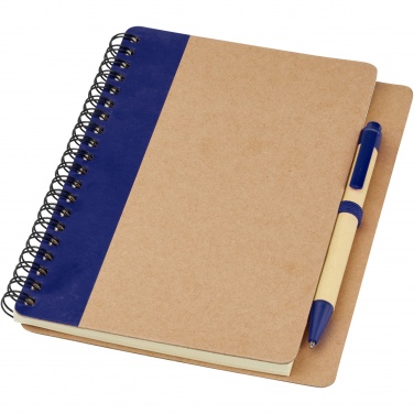 Logotrade promotional merchandise photo of: Priestly recycled notebook with pen