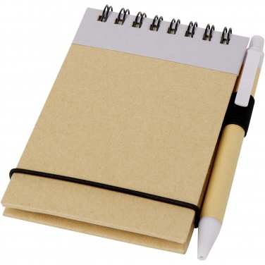 Logotrade promotional product image of: Zuse A7 recycled jotter notepad with pen