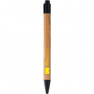 Logo trade promotional merchandise image of: Borneo bamboo ballpoint pen