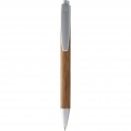 Borneo bamboo ballpoint pen, Natural / Silver