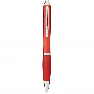 Logotrade advertising product image of: Nash ballpoint pen with coloured barrel and grip