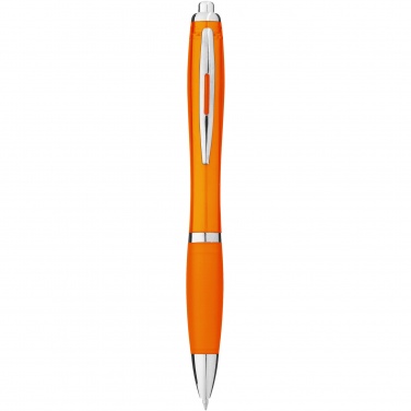 Logotrade advertising product image of: Nash ballpoint pen with coloured barrel and grip