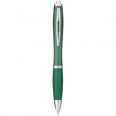 Logotrade corporate gift image of: Nash ballpoint pen with coloured barrel and grip