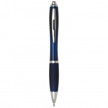 Logotrade promotional products photo of: Nash ballpoint pen with coloured barrel and grip