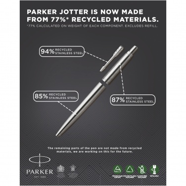 Logo trade advertising products picture of: Parker Jotter ballpoint pen