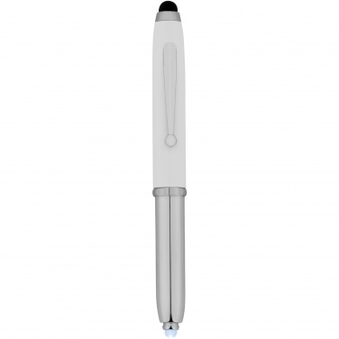 Logo trade promotional giveaway photo of: Xenon stylus ballpoint pen with LED light