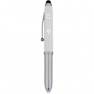 Logo trade promotional gifts picture of: Xenon stylus ballpoint pen with LED light