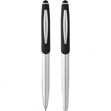 Logotrade advertising product image of: Geneva stylus ballpoint pen and rollerball pen set