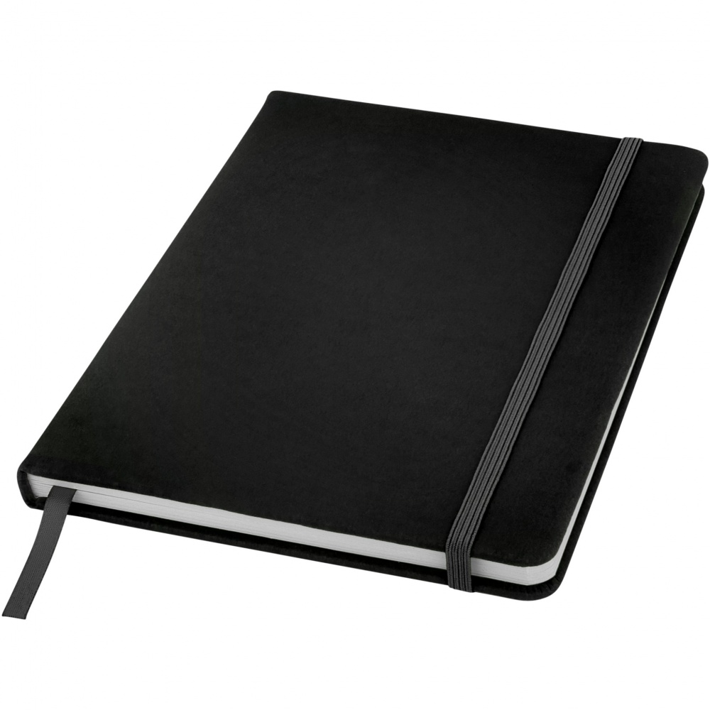 Logo trade corporate gifts image of: Spectrum A5 hard cover notebook