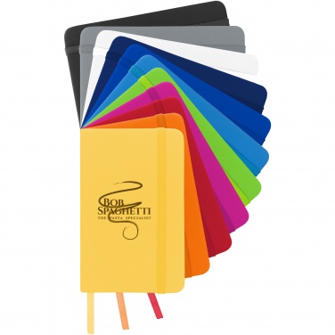 Logo trade promotional giveaways picture of: Spectrum A6 hard cover notebook