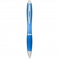 Nash ballpoint pen coloured barrel and grip, Aqua blue