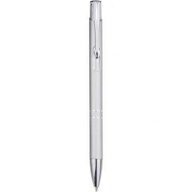 Logo trade promotional giveaways image of: Moneta aluminium click ballpoint pen