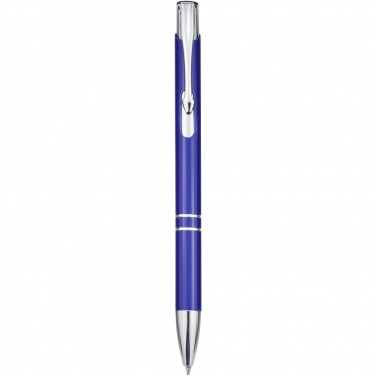 Logo trade promotional items image of: Moneta aluminium click ballpoint pen