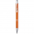 Moneta aluminium click ballpoint pen, Orange